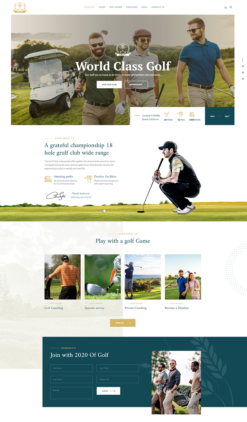 Membership template preview