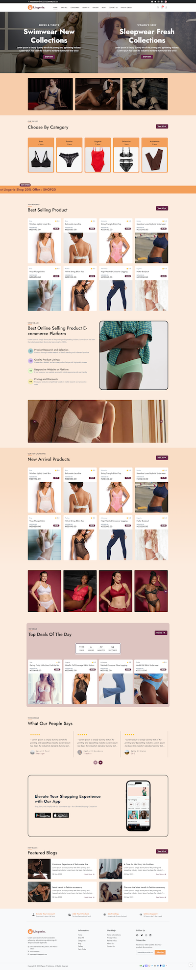 Lingerie - Single-Store Themes Template