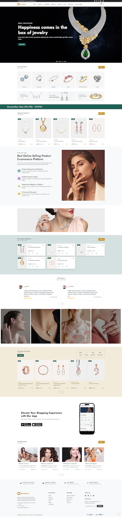 Jewellery - Single-Store Themes Template