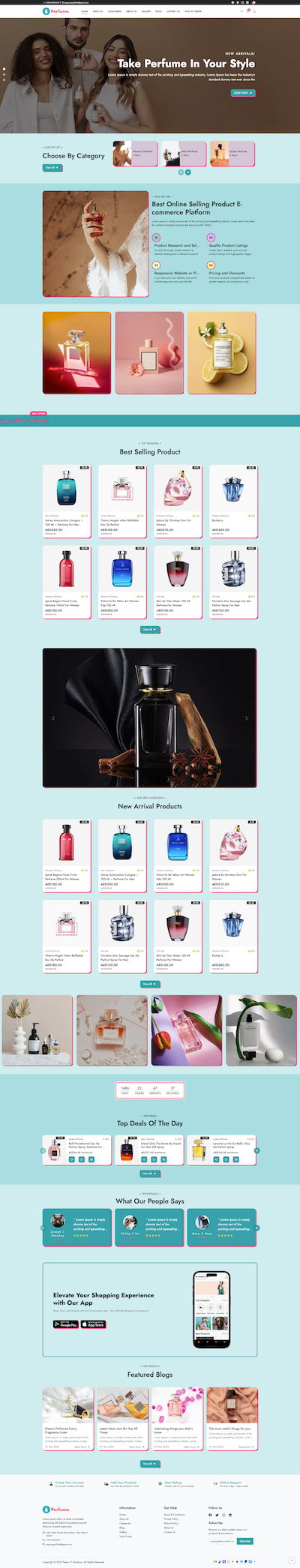 Perfumes - Single-Store Themes Template
